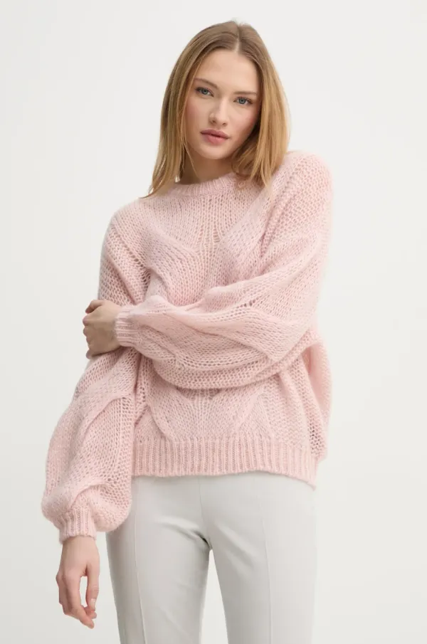 Gestuz Vuneni pulover Gestuz za žene, boja: ružičasta, 10909849