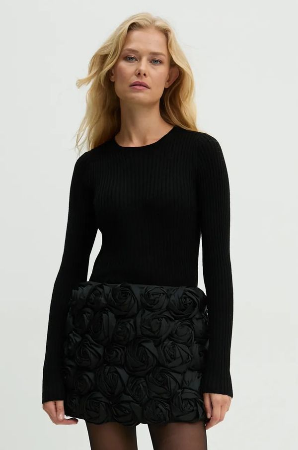 Herskind Vuneni pulover Herskind Camb za žene, boja: crna, lagani, 5312825