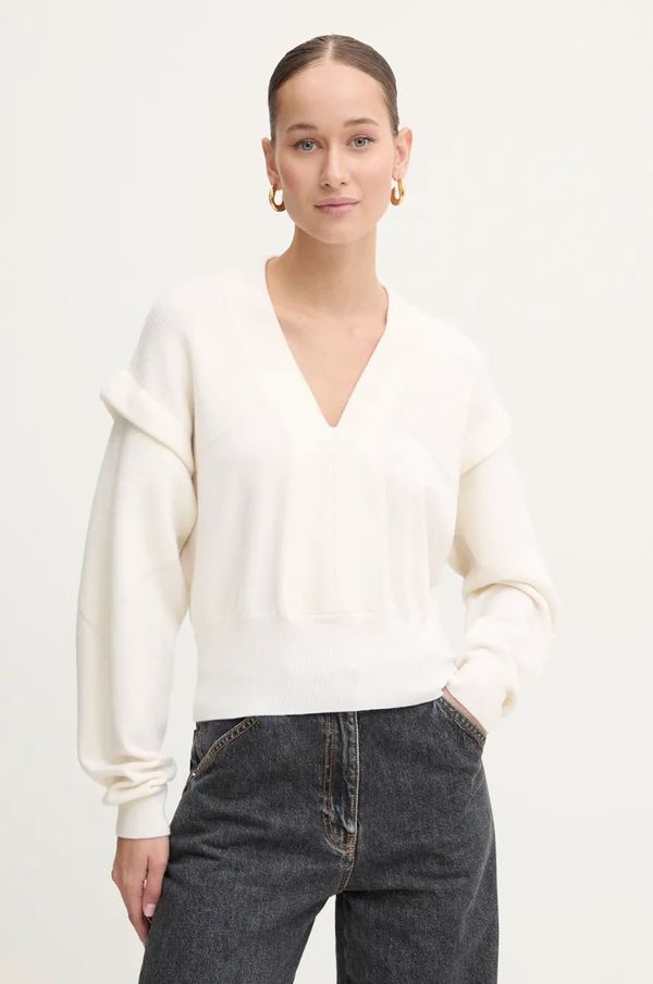 IRO Vuneni pulover IRO za žene, boja: bež, lagani, WM12AZURA