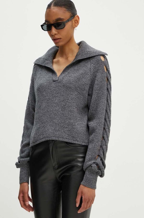 IRO Vuneni pulover IRO za žene, boja: siva, WP12ALESSIA