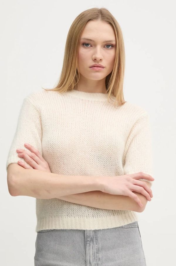 Joop! Vuneni pulover Joop! za žene, boja: bež, 30044779 10015666