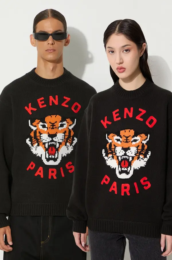 Kenzo Vuneni pulover Kenzo Rws Lucky Tiger Jumper