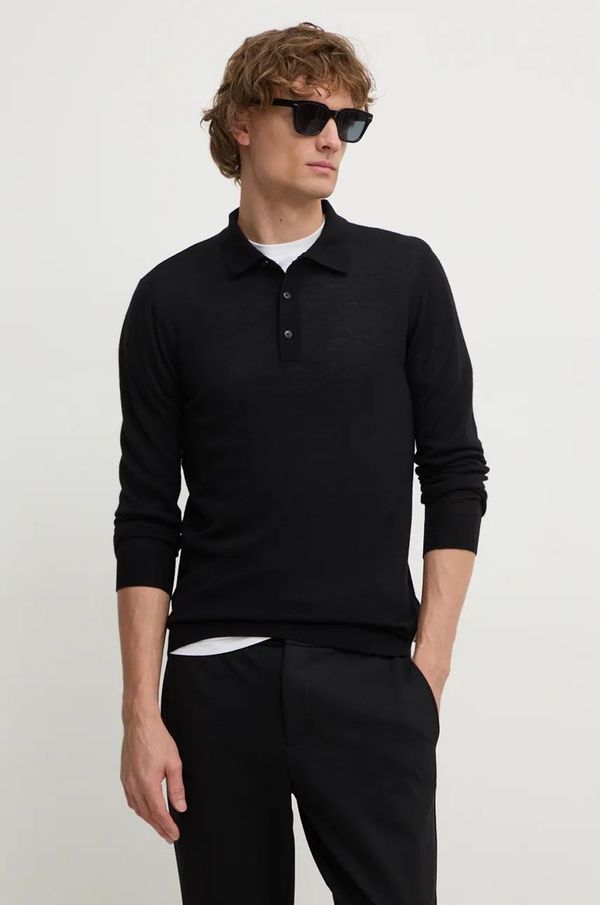 Liu Jo Vuneni pulover Liu Jo za muškarce, boja: crna, lagani, QF4006 MA27P