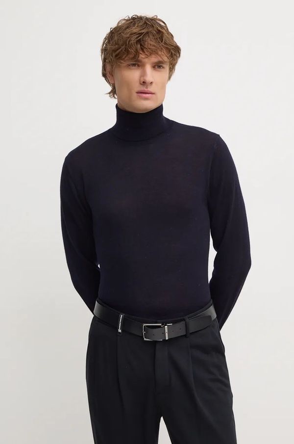 Liu Jo Vuneni pulover Liu Jo za muškarce, boja: tamno plava, lagani, QXX006 MA27P