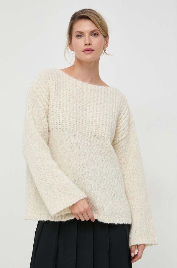 Lovechild Vuneni pulover Lovechild za žene, boja: bež, topli