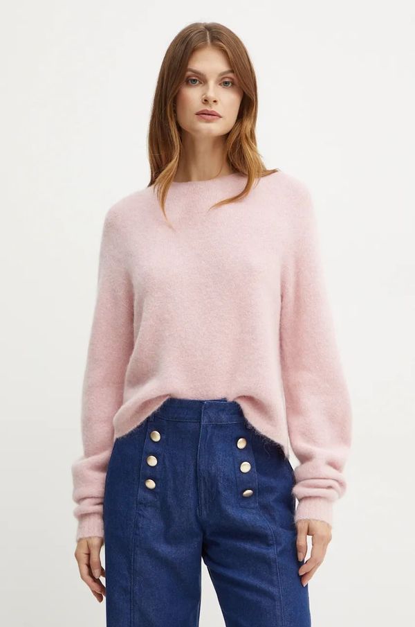 Marella Vuneni pulover Marella za žene, boja: ružičasta, 2423366202200