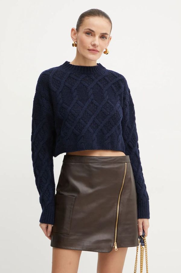 Max&Co. Vuneni pulover MAX&Co. za žene, boja: tamno plava, 2426366104200