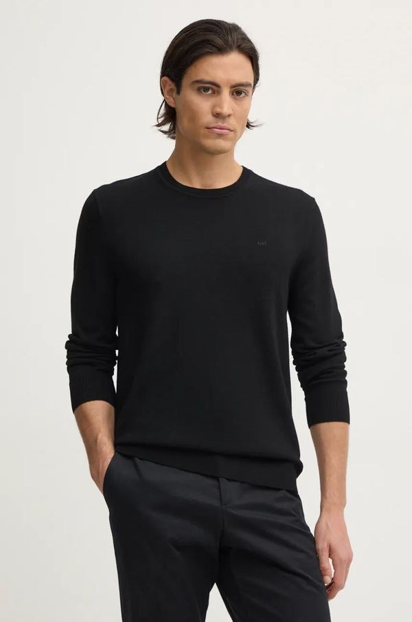 Michael Kors Vuneni pulover Michael Kors za muškarce, boja: crna, lagani, CF460F77AP
