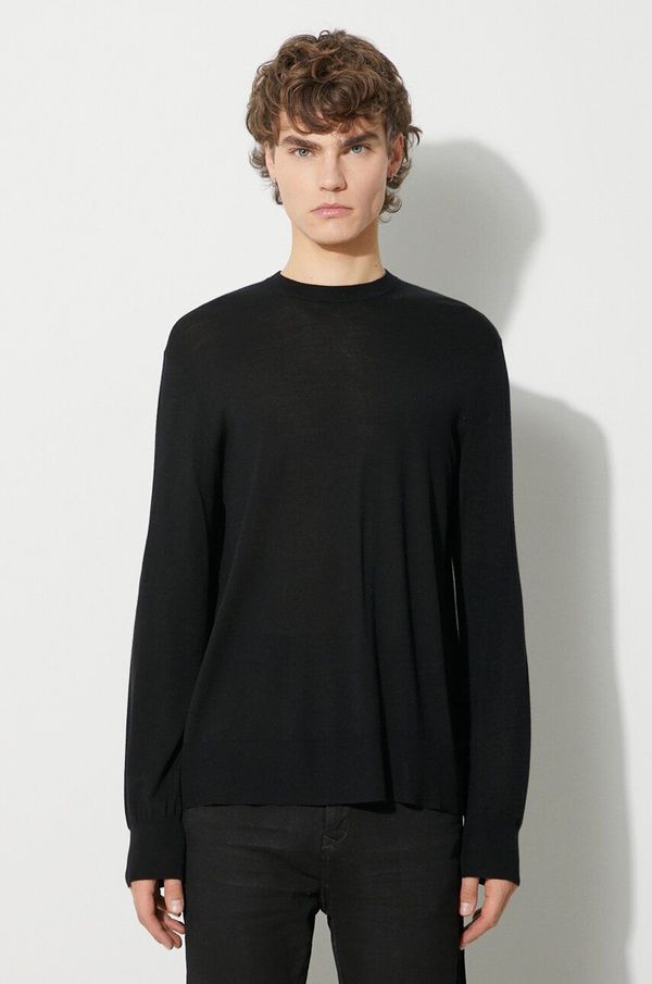 Neil Barrett Vuneni pulover Neil Barett EVERYDAY SMALL BOLT WOOL za muškarce, boja: crna, lagani, PBMA153.V604.0101