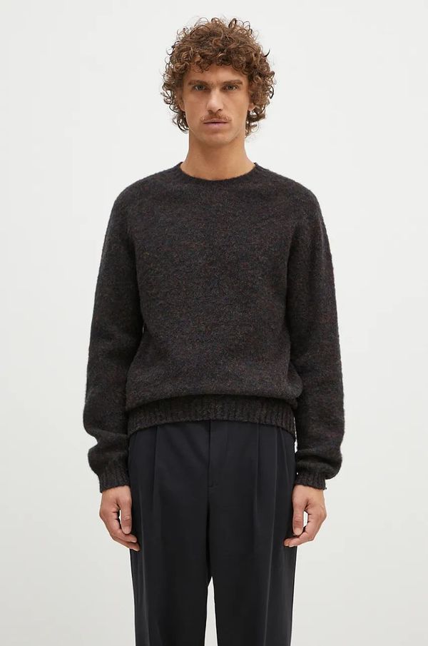 Norse Projects Vuneni pulover Norse Projects Birnir Brushed Lambswool za muškarce, N45.0520.9901
