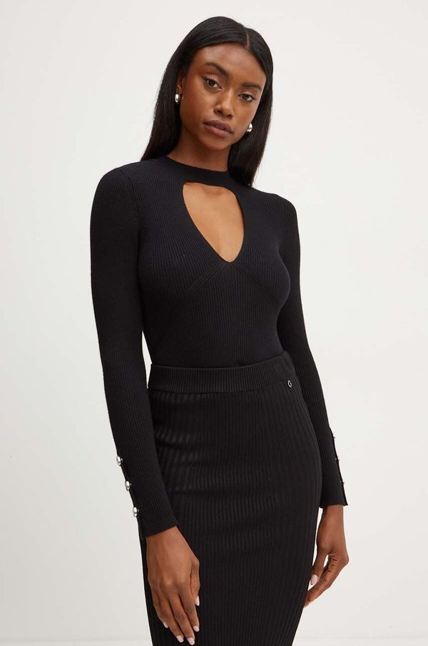 Pinko Vuneni pulover Pinko za žene, boja: crna, lagani, 104015 A15S