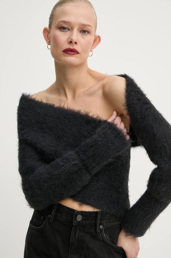 Sunnei Vuneni pulover Sunnei boja: crna, bez uzorka, RTWWKNW002