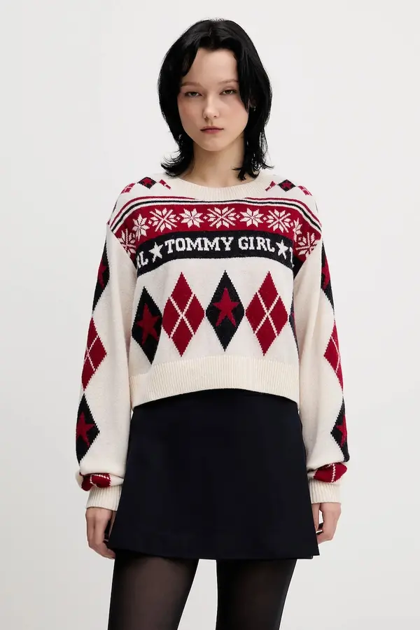 Tommy Jeans Vuneni pulover Tommy Jeans