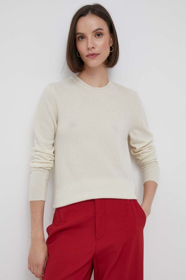 United Colors of Benetton Vuneni pulover United Colors of Benetton za žene, boja: bež, lagani