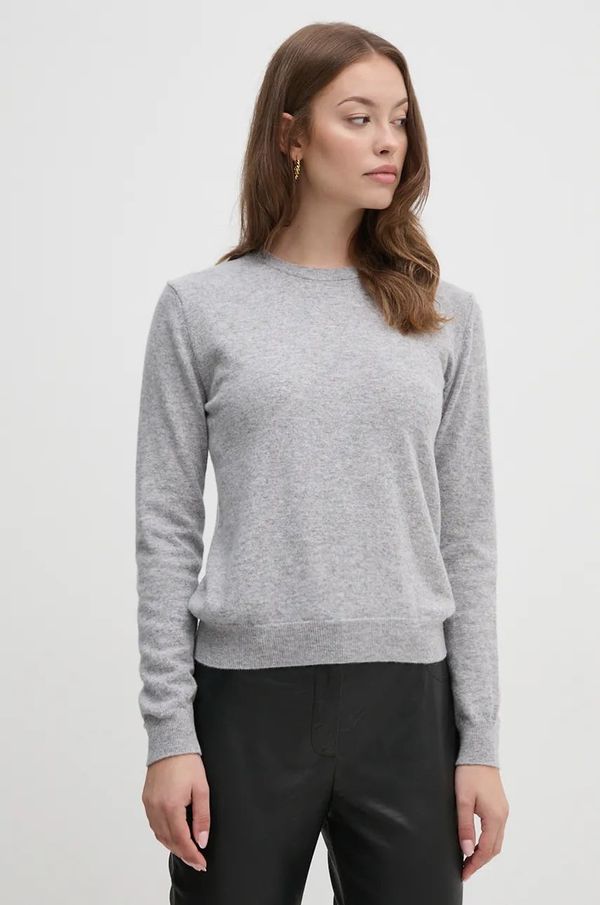 United Colors of Benetton Vuneni pulover United Colors of Benetton za žene, boja: siva, lagani