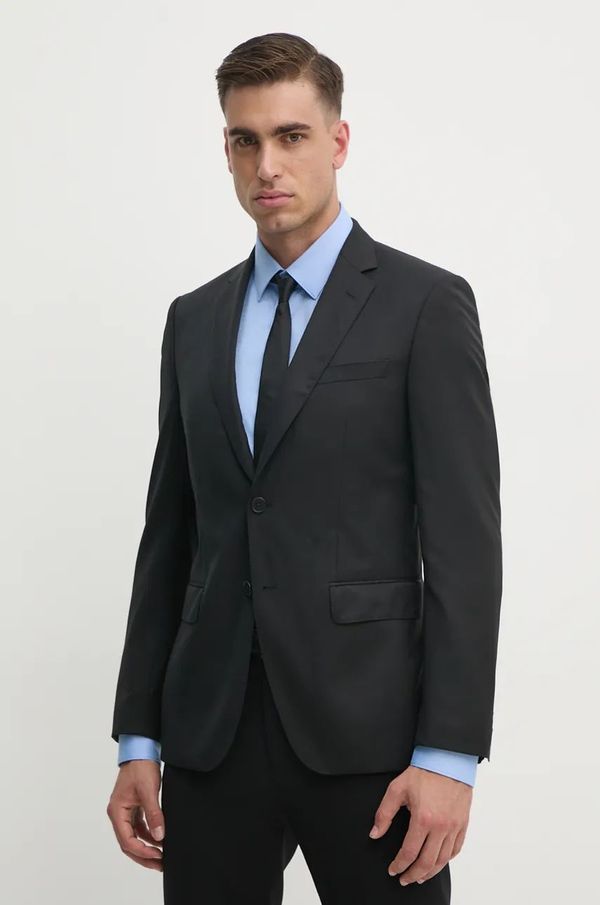 Boss Vuneni sako BOSS boja: crna, 50469171