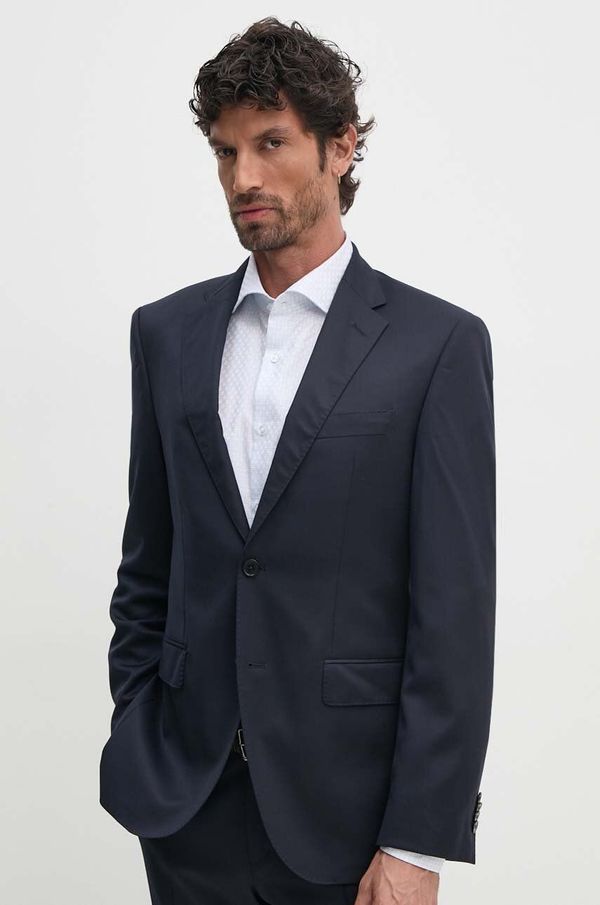 Boss Vuneni sako BOSS boja: tamno plava, 50469172