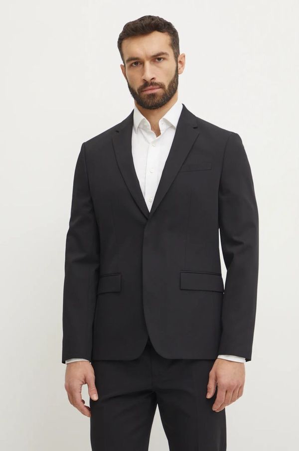 Calvin Klein Vuneni sako Calvin Klein boja: crna, K10K114345