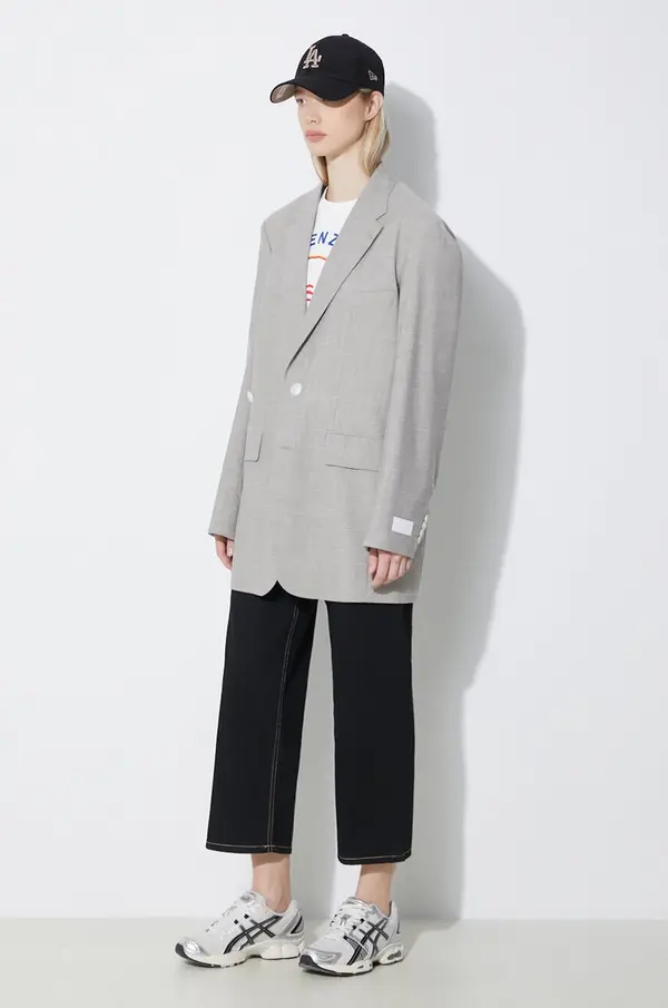 Kenzo Vuneni sako Kenzo Solid Kimono Blazer
