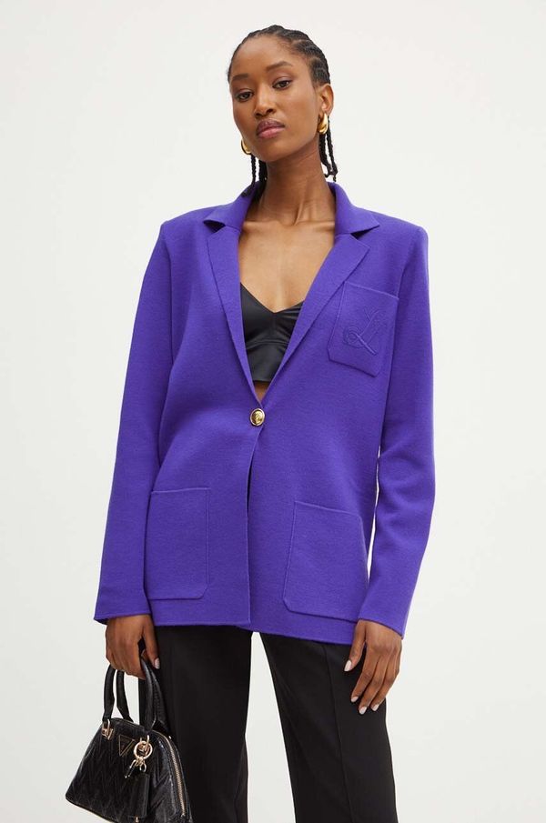 Luisa Spagnoli Vuneni sako Luisa Spagnoli MANCINA boja: ljubičasta, jednoredno zakopčavanje, bez uzorka, 58455