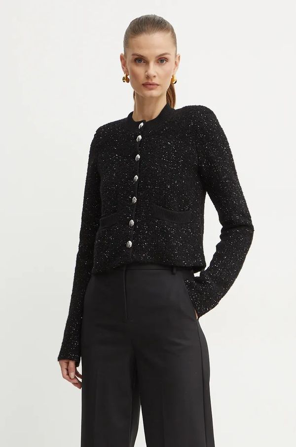 Patrizia Pepe Vuneni sako Patrizia Pepe boja: crna, jednoredno zakopčavanje, bez uzorka, 2S1510 K229