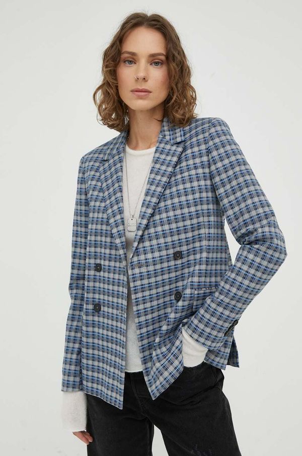 PS Paul Smith Vuneni sako PS Paul Smith dvoredno zakopčavanje, s uzorkom