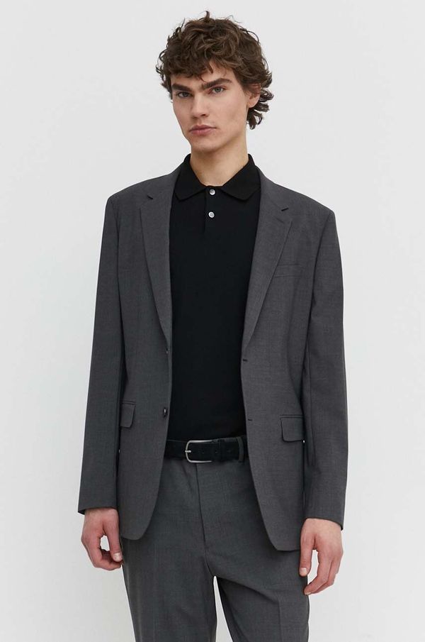 Theory Vuneni sako Theory boja: crna