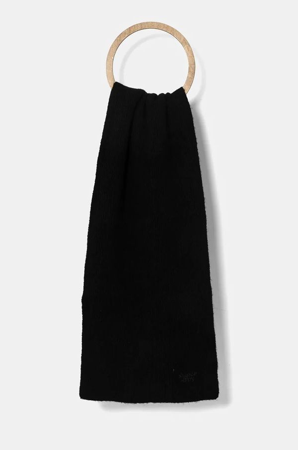 Superdry Vuneni šal Superdry boja: crna, bez uzorka, Y9310080A-02A