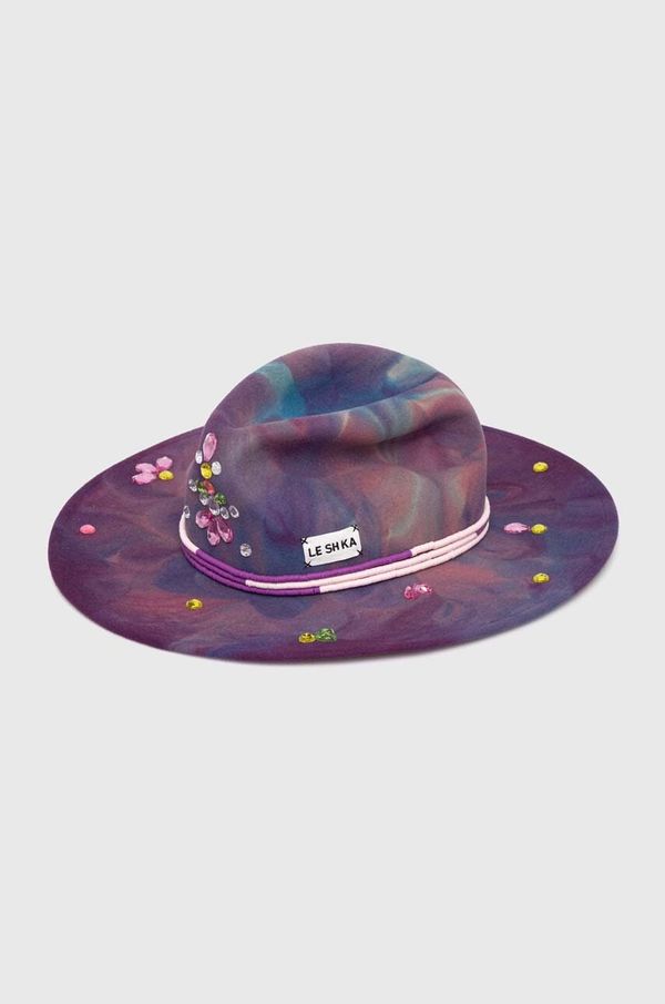 LE SH KA headwear Vuneni šešir LE SH KA headwear Palm Springs boja: ljubičasta, vuneni