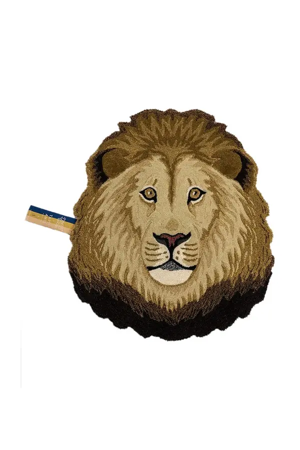 Doing Goods Vuneni tepih Doing Goods Ari Lion Head 113 x 95 cm