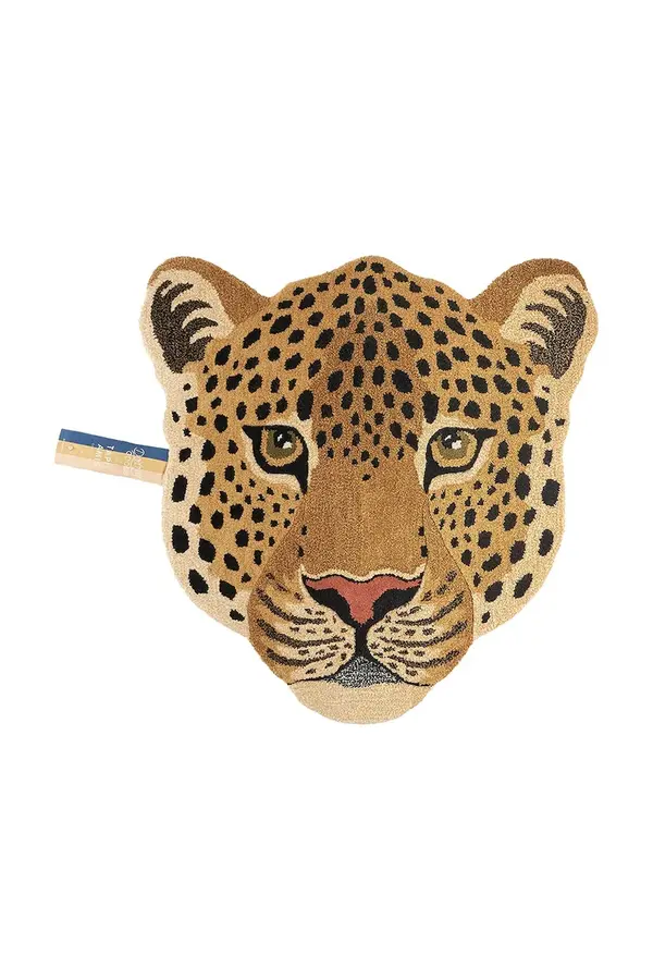 Doing Goods Vuneni tepih Doing Goods Himani Leopard Head