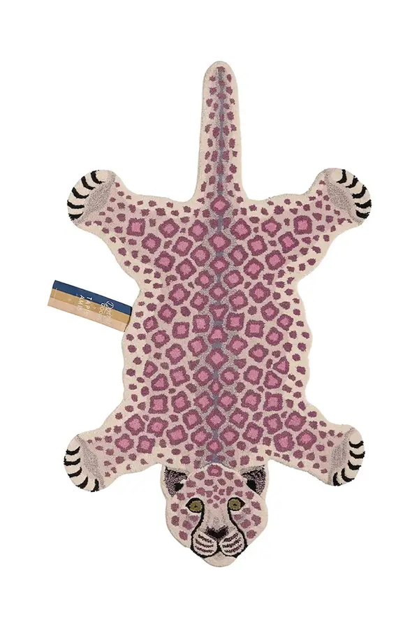 Doing Goods Vuneni tepih Doing Goods Lilly Leopard 155 x 93 x 2 cm