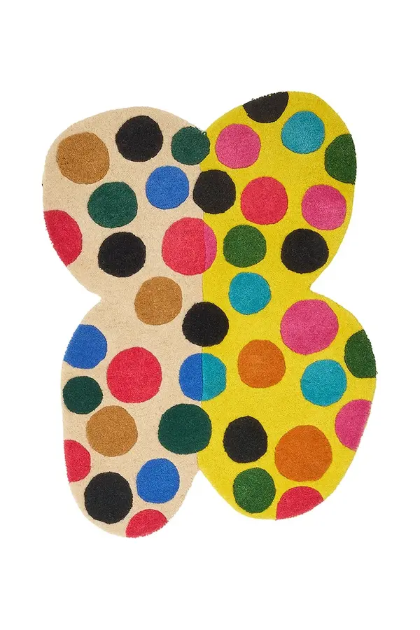 Doing Goods Vuneni tepih Doing Goods Marley Multi Butterfly 105 x 80 cm