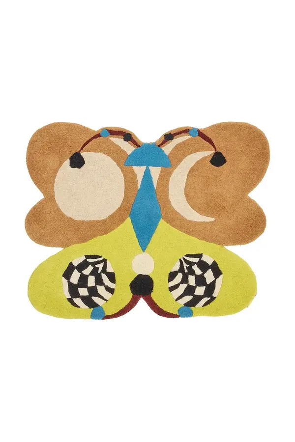 Doing Goods Vuneni tepih Doing Goods Melody Moon Butterfly 85 x 100 cm
