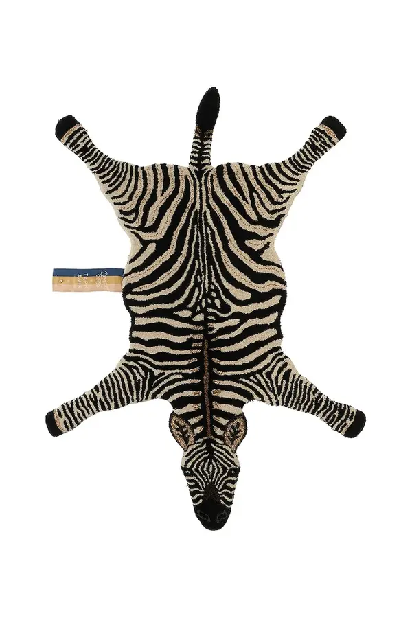 Doing Goods Vuneni tepih Doing Goods Stripey Zebra L/152 x 109 cm