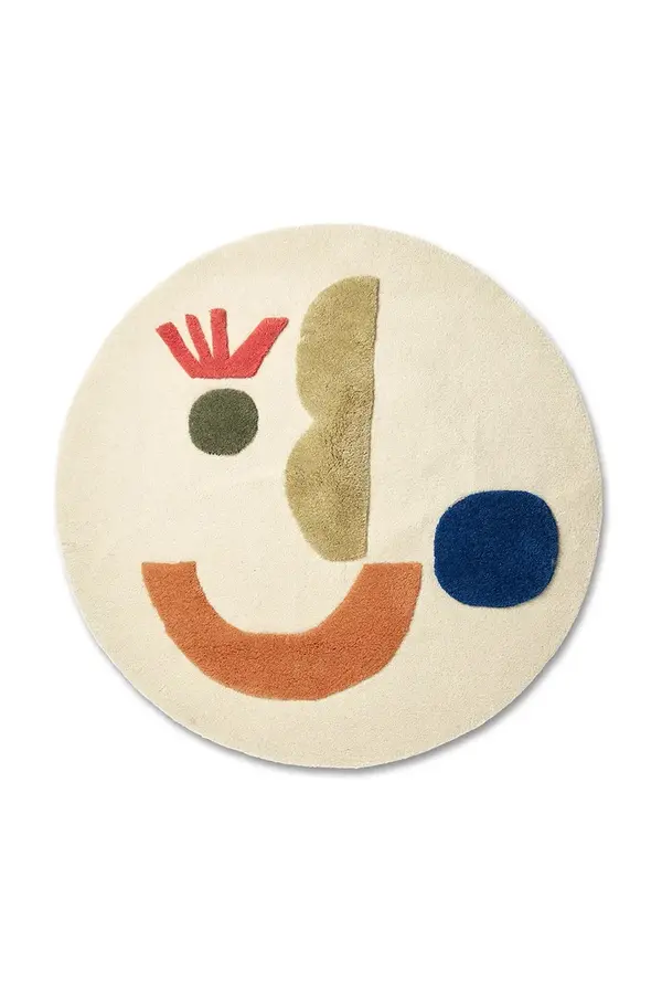 Ferm Living Vuneni tepih ferm LIVING Panto O120 cm