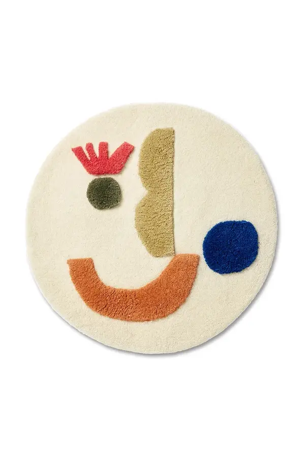 Ferm Living Vuneni tepih ferm LIVING Panto O70 cm