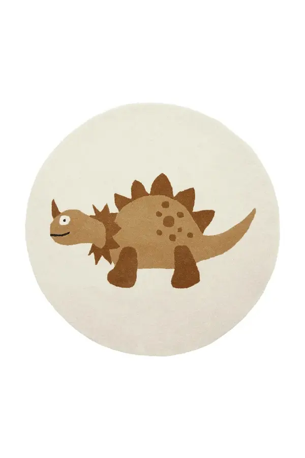 OYOY Vuneni tepih OYOY Dino O120 cm