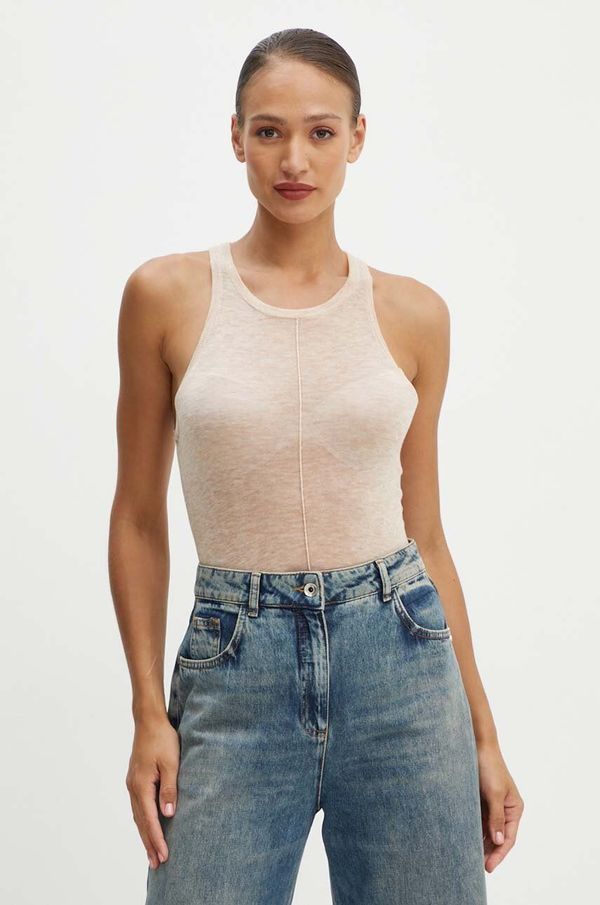 Patrizia Pepe Vuneni top Patrizia Pepe boja: bež, 8K0215 K034