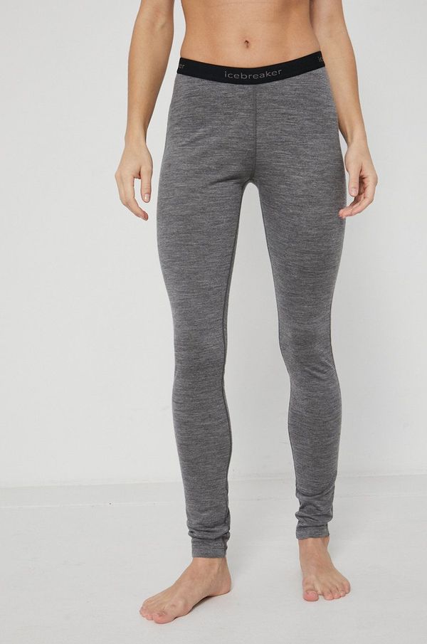 Icebreaker Vuneno funkcionalno rublje Icebreaker boja: siva