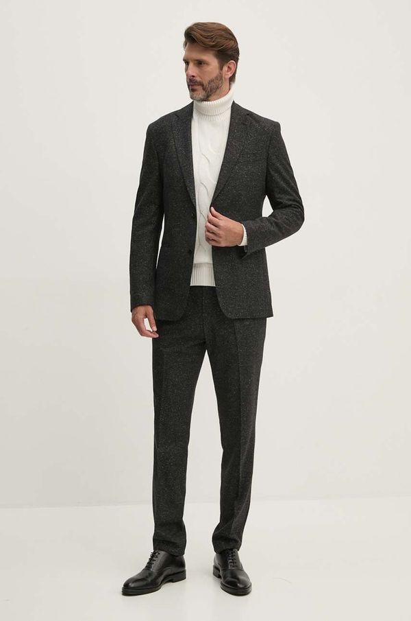 Boss Vuneno odijelo BOSS boja: crna, s uzorkom, 50529456