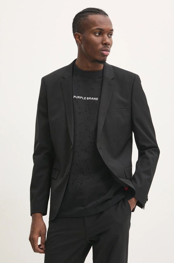 HUGO Vuneno odijelo HUGO boja: crna, bez uzorka, 50450994