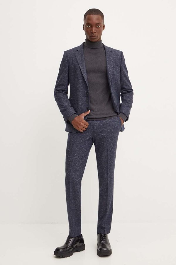 Hugo Vuneno odijelo HUGO boja: tamno plava, 50528365