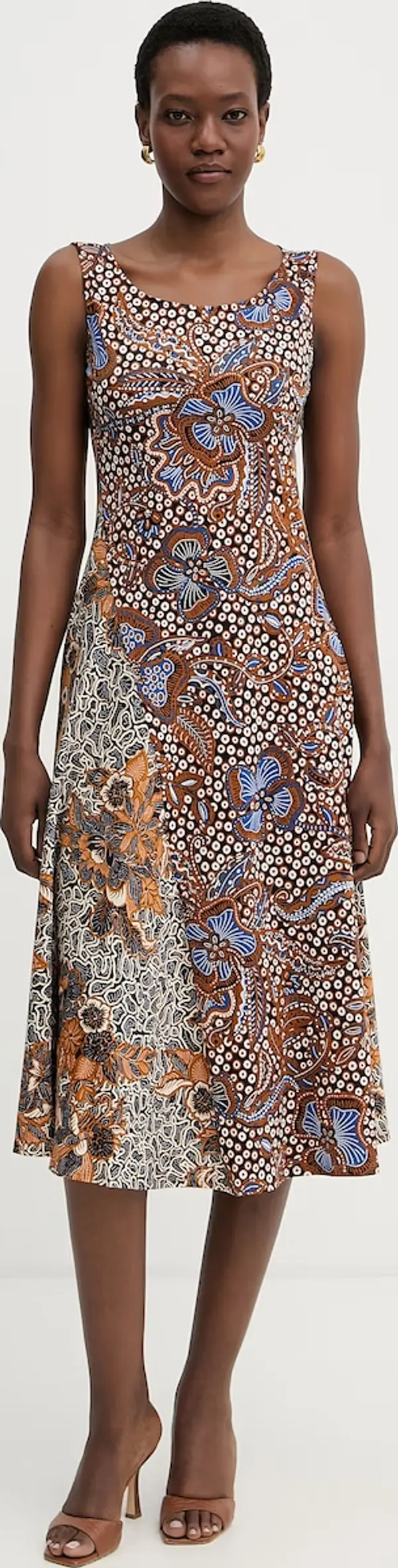 Weekend Max Mara Weekend Max Mara haljina A-kroja od pamuka PAUSA