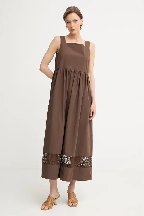 Weekend Max Mara Weekend Max Mara haljina od pamuka GOLA