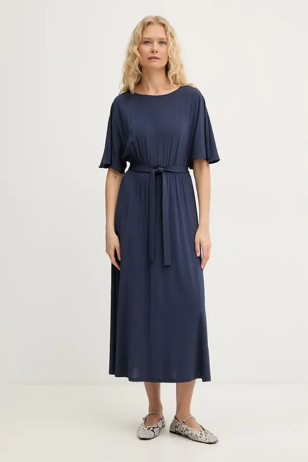 Weekend Max Mara Weekend Max Mara haljina s viskozom DIVO