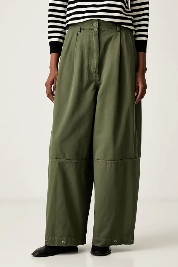 Weekend Max Mara Weekend Max Mara hlače za žene od pamuka WKDBACCA
