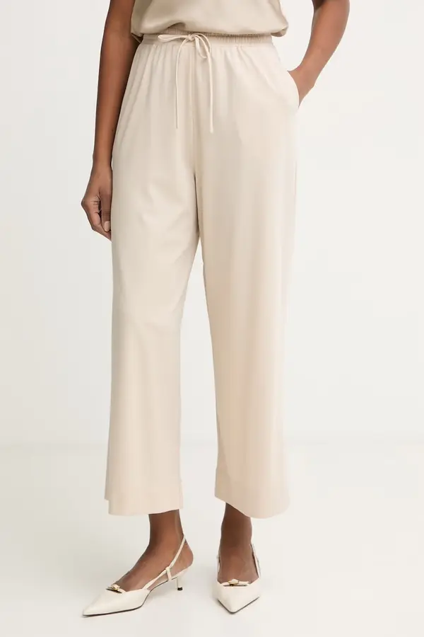 Weekend Max Mara Weekend Max Mara hlače za žene s lanom MODICO