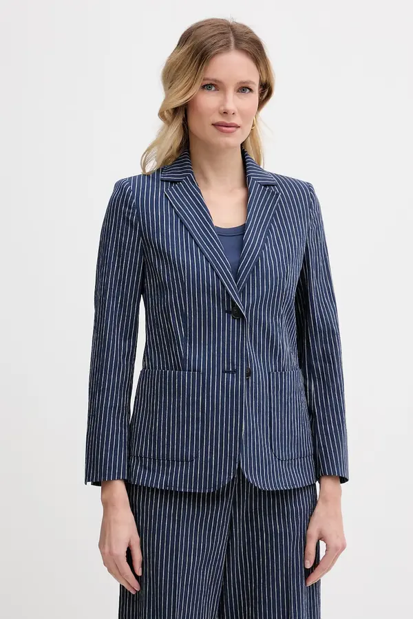 Weekend Max Mara Weekend Max Mara jednoredni sako za žene s pamukom ALETTA
