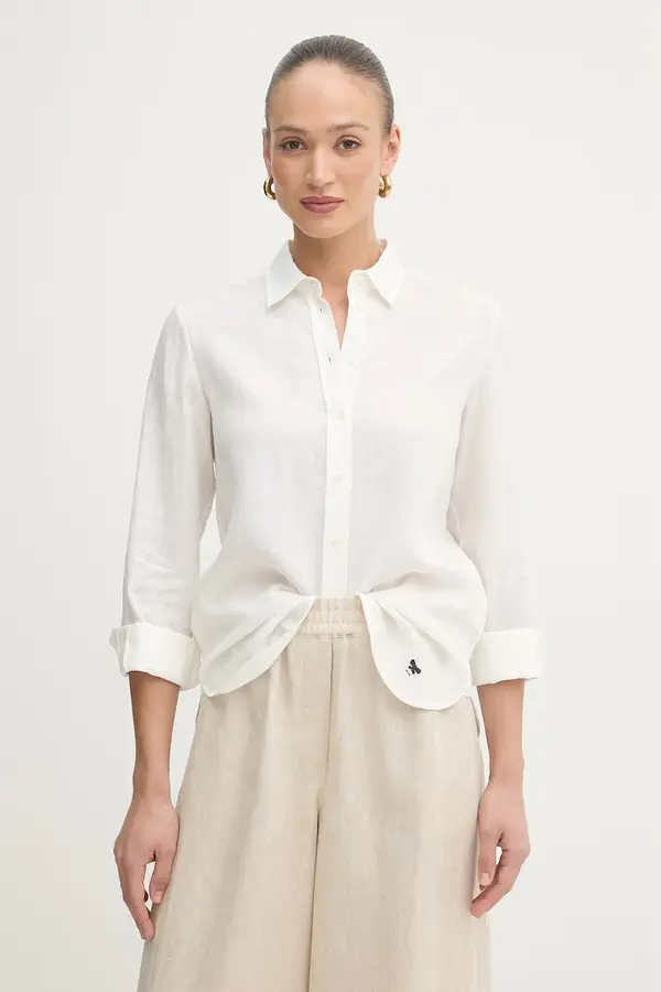 Weekend Max Mara Weekend Max Mara košulja za žene od lana WERNER